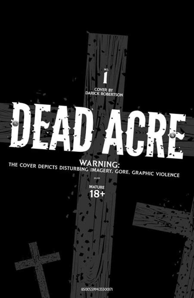 Dead Acre #1 Cover G Darick Robertson Nsfw Black Bag Variant | L.A. Mood Comics and Games