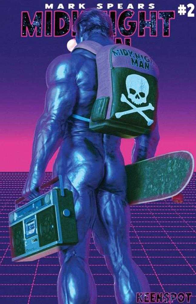 Mark Spears Midknight Man #2 Cover E Mark Spears Electric Blue Variant | L.A. Mood Comics and Games