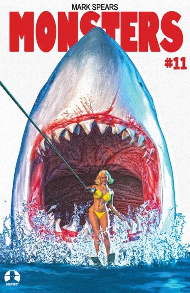 Mark Spears Monsters #11 Cover C Mark Spears Shark Week Jaws 2 Homage Variant | L.A. Mood Comics and Games