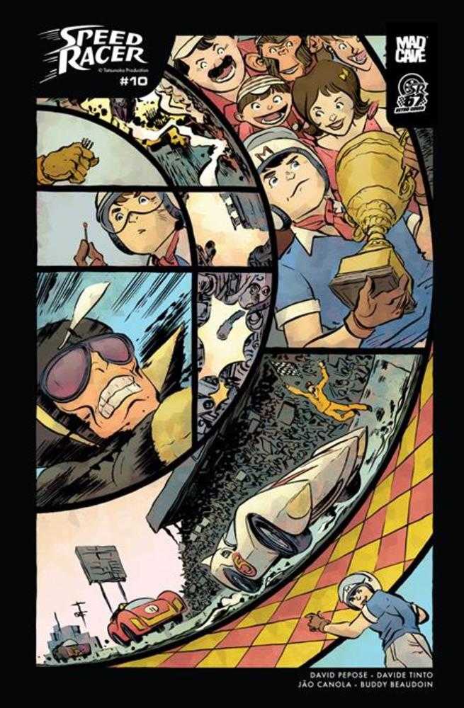 Speed Racer #10 Cover B Jesse Lonergan Connecting Retro Variant | L.A. Mood Comics and Games