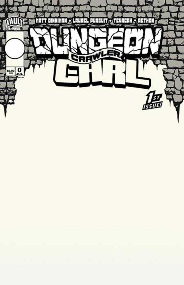 Dungeon Crawler Carl Special Edition #0 Cover E Blank Sketch Variant | L.A. Mood Comics and Games