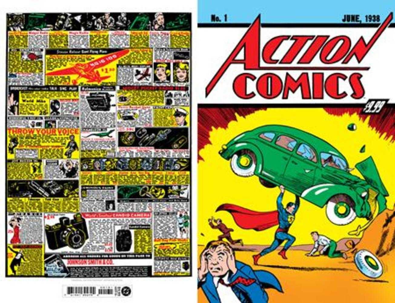 Action Comics #1 Facsimile Edition Cover C Joe Shuster Foil Variant (2026) | L.A. Mood Comics and Games