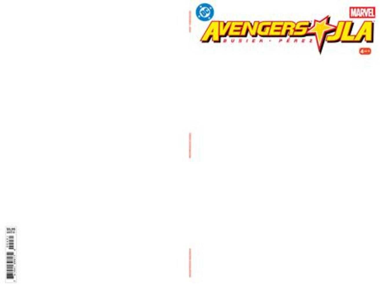 Avengers JLA #4 Facsimile Edition Cover C Blank Card Stock Variant | L.A. Mood Comics and Games