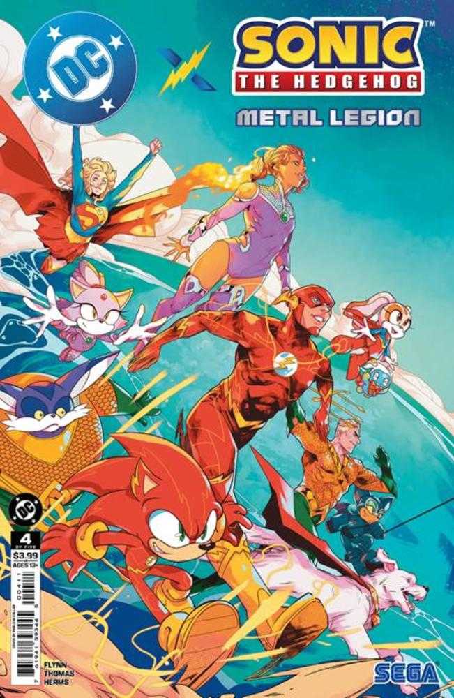 DC X Sonic The Hedgehog Metal Legion #4 (Of 5) Cover A Pablo M Collar | L.A. Mood Comics and Games