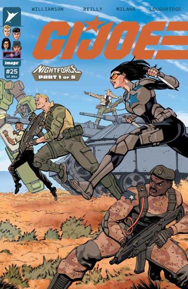 G.I. Joe #25 Cover I Tom Reilly Wraparound Foil Variant | L.A. Mood Comics and Games