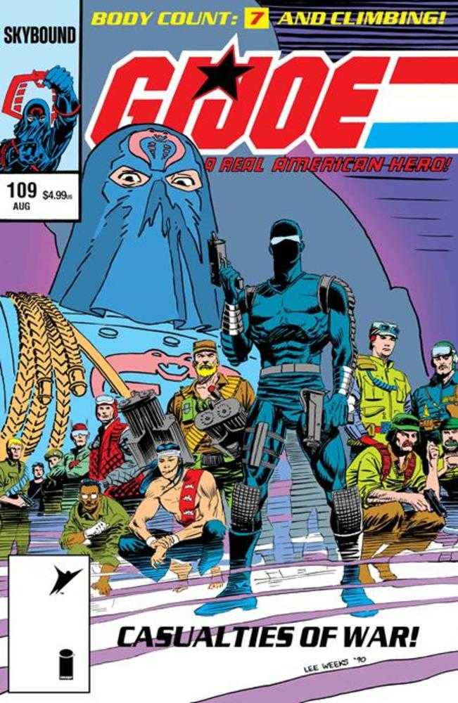 G.I. Joe A Real American Hero #109 Hama Files Edition Cover C Lee Weeks Foil Variant | L.A. Mood Comics and Games