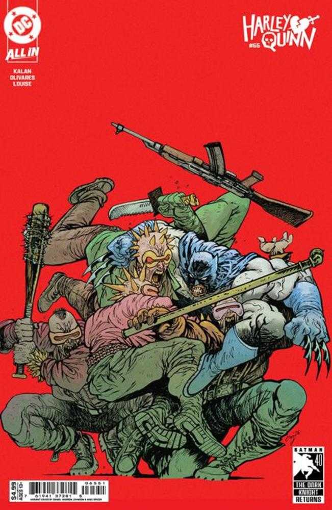 Harley Quinn #65 Cover E Daniel Warren Johnson Dark Knight Returns 40 Th Anniversary Card Stock Variant | L.A. Mood Comics and Games