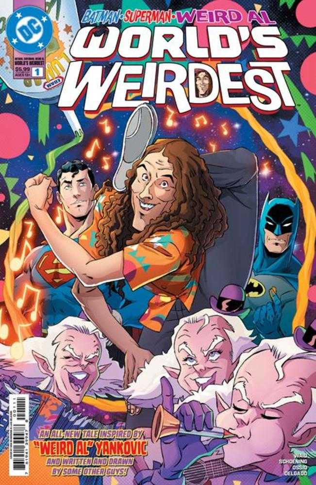 Batman Superman Weird Al Worlds Weirdest #1 (One Shot) Cover A Dan Schoening | L.A. Mood Comics and Games