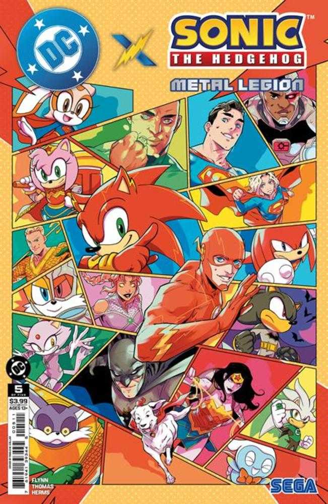 DC X Sonic The Hedgehog Metal Legion #5 (Of 5) Cover A Pablo M Collar | L.A. Mood Comics and Games