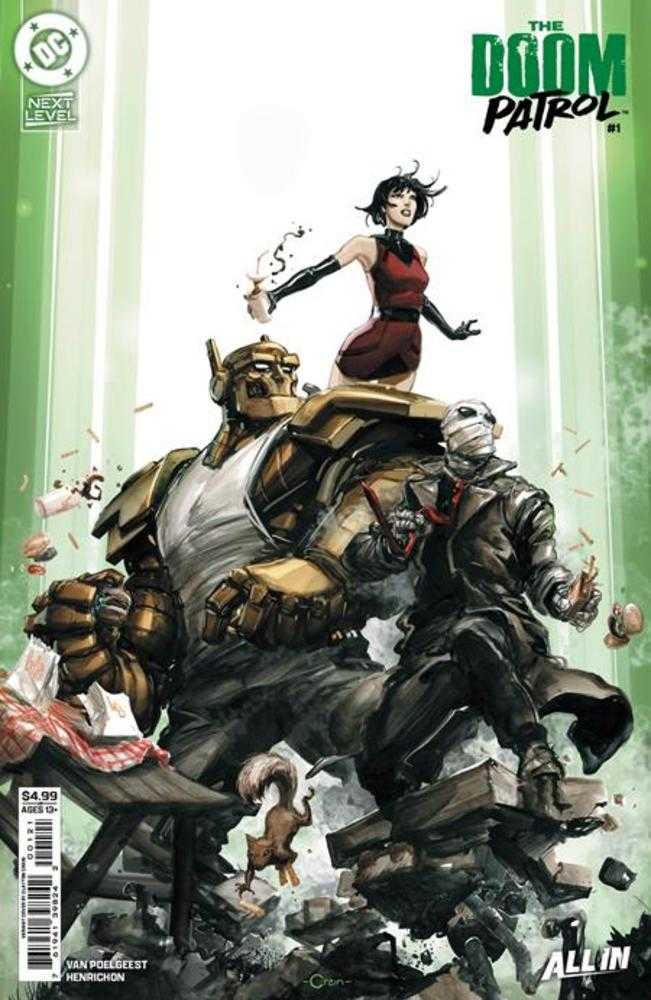 Doom Patrol #1 Cover B Clayton Crain Card Stock Variant | L.A. Mood Comics and Games