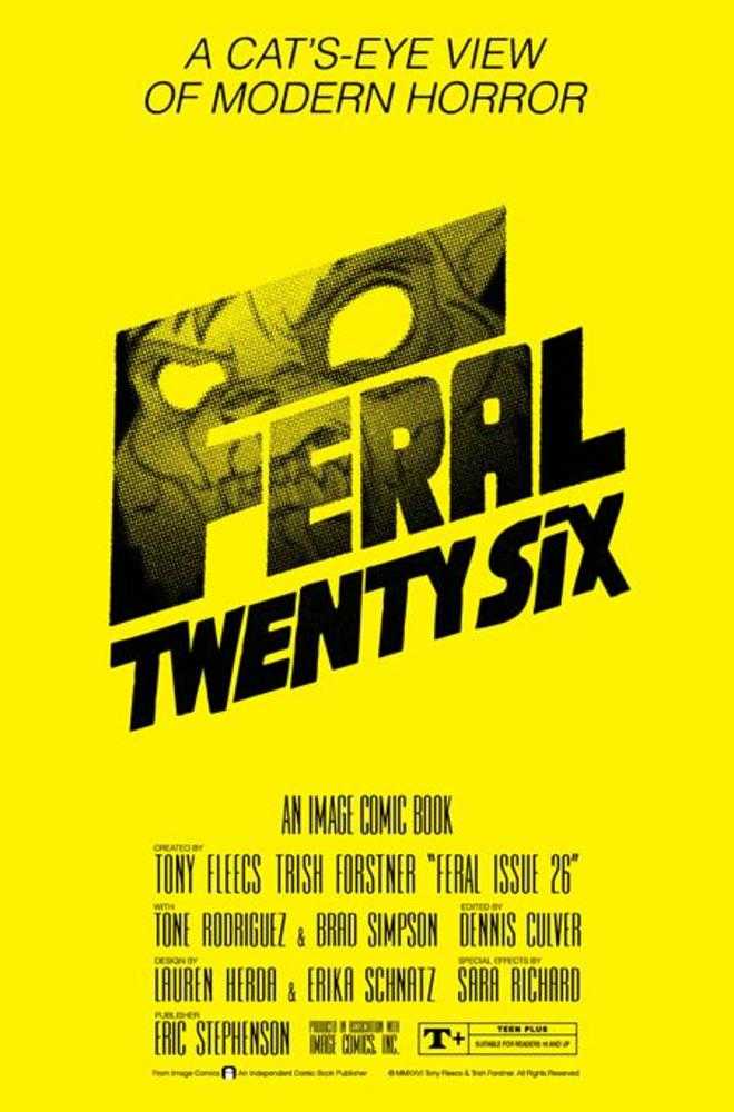 Feral #26 Cover B Tony Fleecs & Trish Forstner The Shining Homage Variant | L.A. Mood Comics and Games