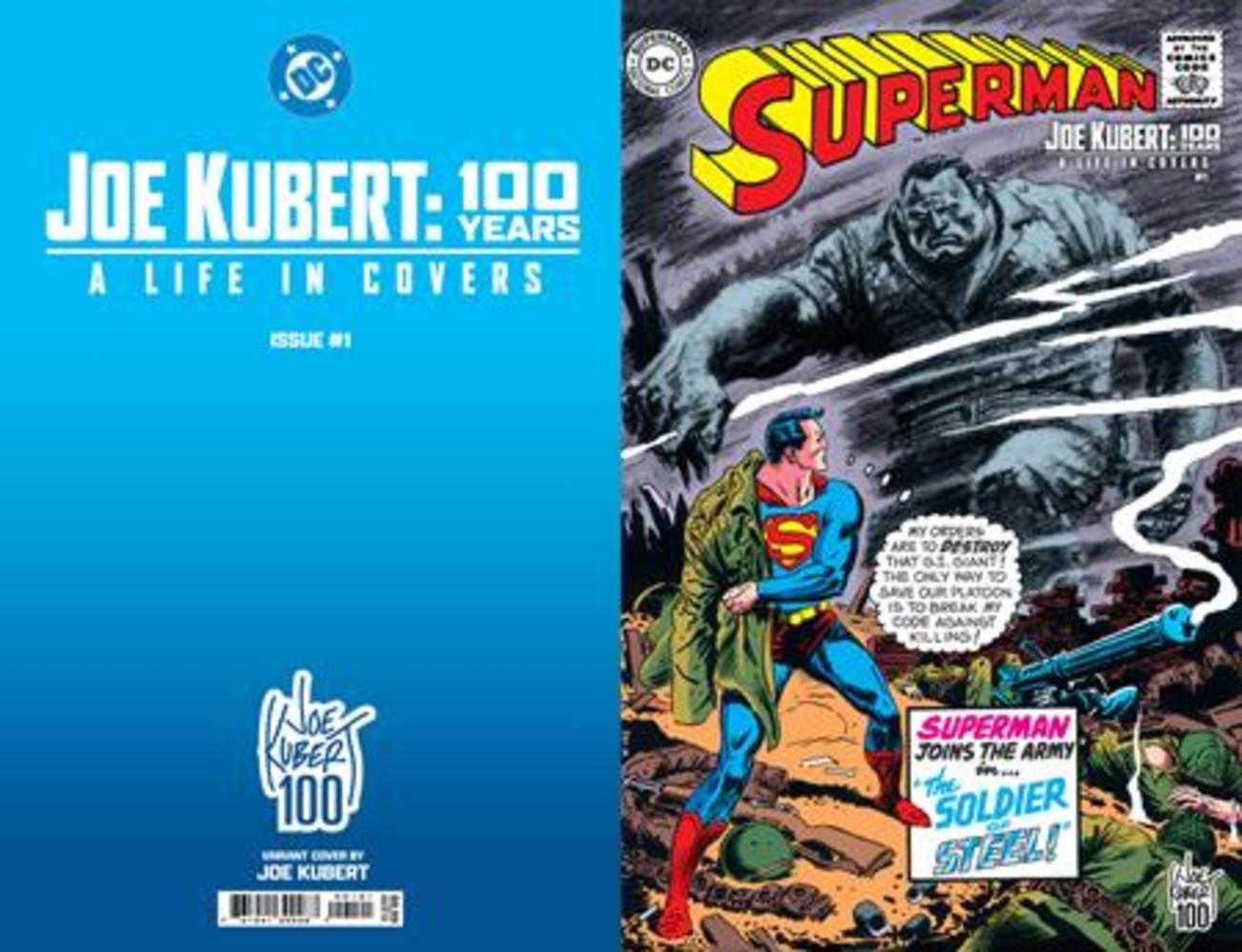Joe Kubert 100 Years A Life In Covers #1 (One Shot) Cover B Joe Kubert Foil Variant | L.A. Mood Comics and Games