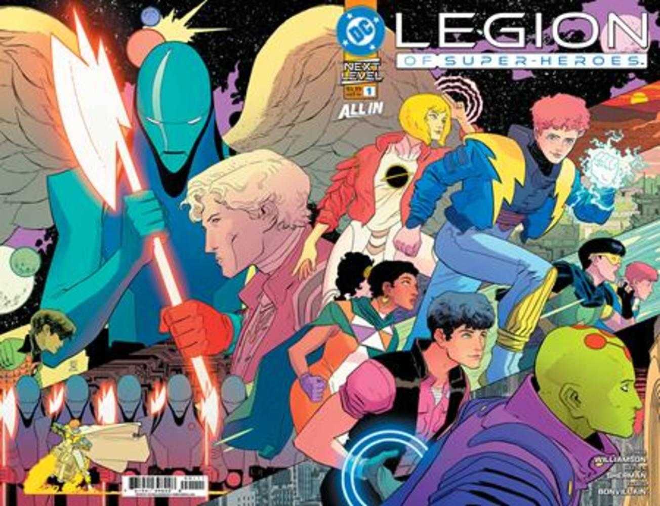 Legion Of Super Heroes #1 Cover A Hayden Sherman Wraparound | L.A. Mood Comics and Games