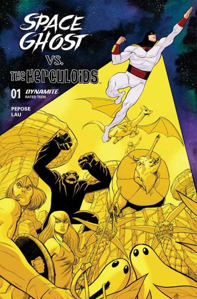 Space Ghost vs The Herculoids #1 Cover B Drew Moss Variant | L.A. Mood Comics and Games