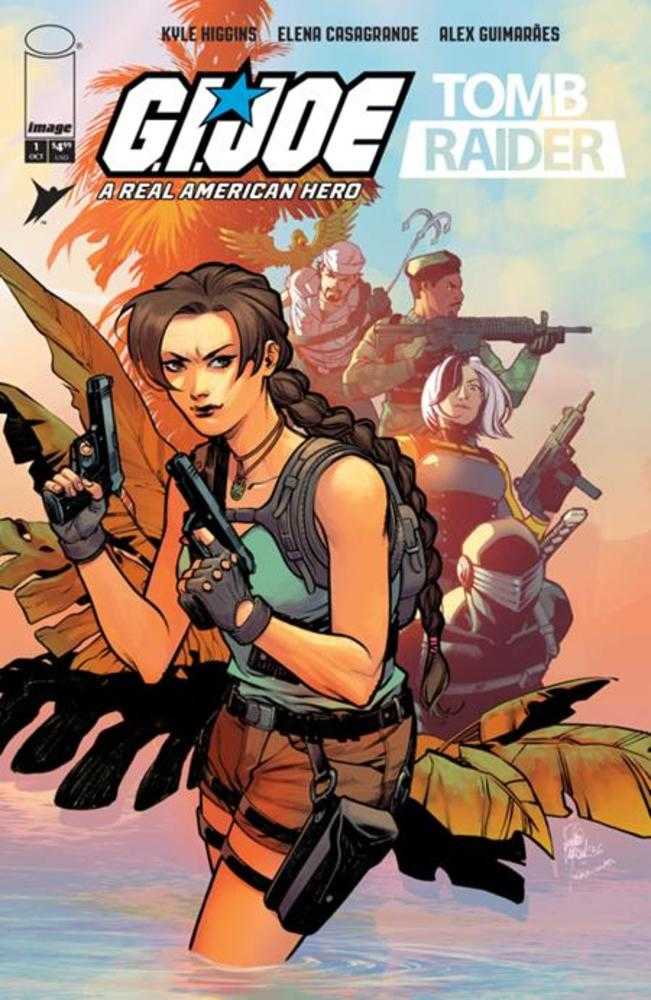 G.I. Joe A Real American Hero Tomb Raider #1 (Of 5) Cover A Elena Casagrande & Alex Guimaraes | L.A. Mood Comics and Games