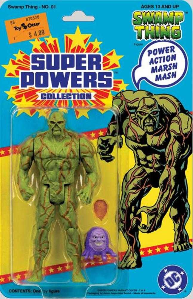Swamp Thing #1 Facsimile Edition Cover B Jason Geyer & Alex Saviuk Swamp Thing Super Powers Card Stock Variant | L.A. Mood Comics and Games
