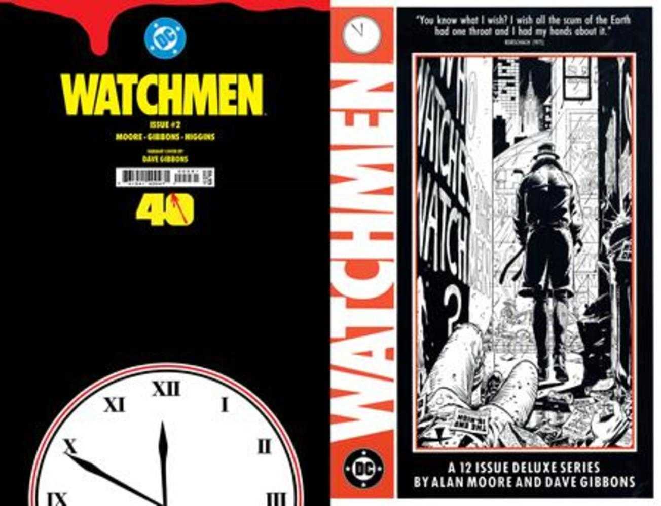 Watchmen #2 (Of 12) Facsimile Edition Cover C Dave Gibbons Foil Variant (Mature) | L.A. Mood Comics and Games