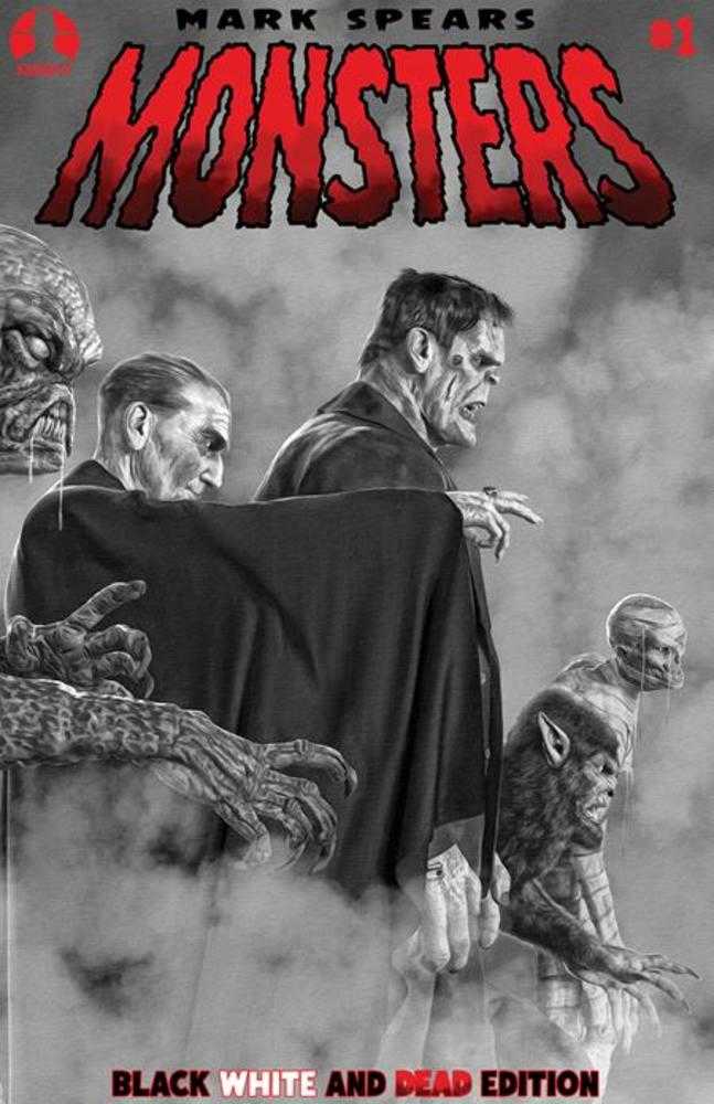 Mark Spears Monsters #1 7 Th Printing Black White & Dead Edition Cover A Mark Spears Blood Seekers | L.A. Mood Comics and Games