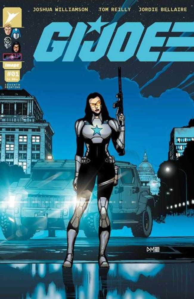 G.I. Joe #1 7 Th Printing Cover A Doug Mahnke & David Baron | L.A. Mood Comics and Games