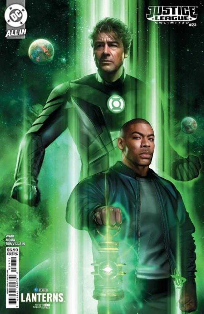 Justice League Unlimited #23 Cover G Dave Wilkins Lanterns Card Stock Variant | L.A. Mood Comics and Games