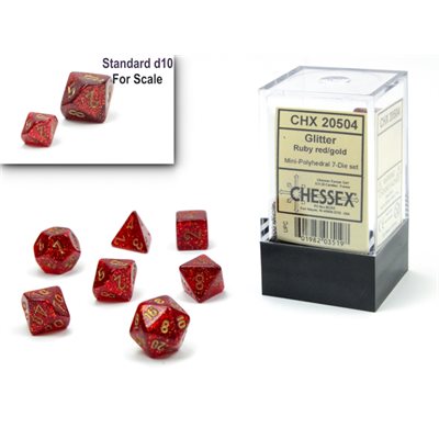 Mini Polyhedral 7pc Dice Set | L.A. Mood Comics and Games