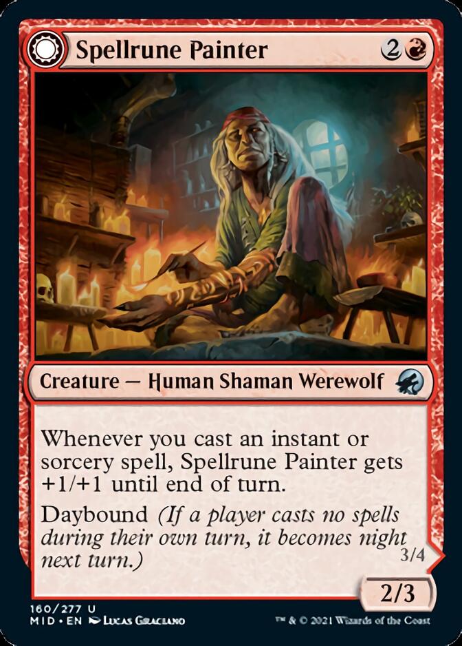 Spellrune Painter // Spellrune Howler [Innistrad: Midnight Hunt] | L.A. Mood Comics and Games