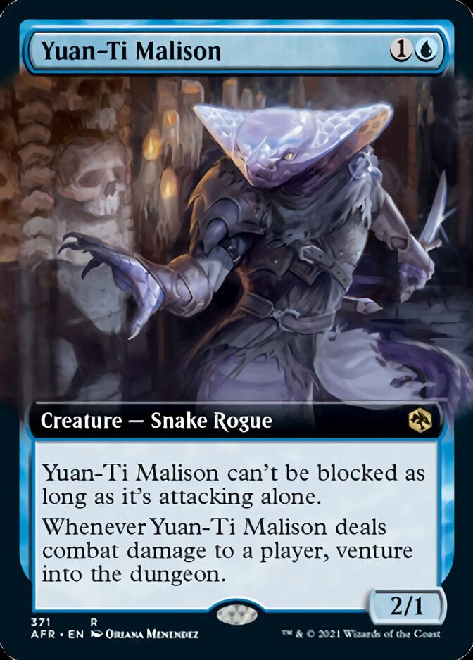 Yuan-Ti Malison (Extended Art) [Dungeons & Dragons: Adventures in the Forgotten Realms] | L.A. Mood Comics and Games
