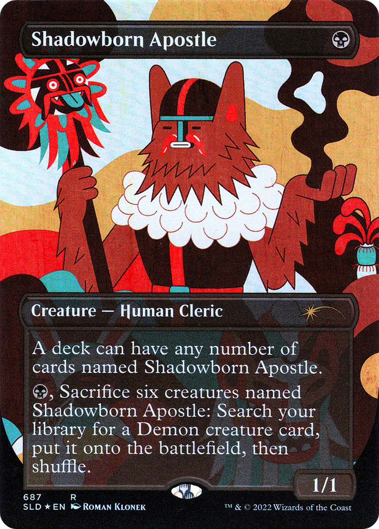 Shadowborn Apostle (687) (Borderless) [Secret Lair Drop Promos] | L.A. Mood Comics and Games