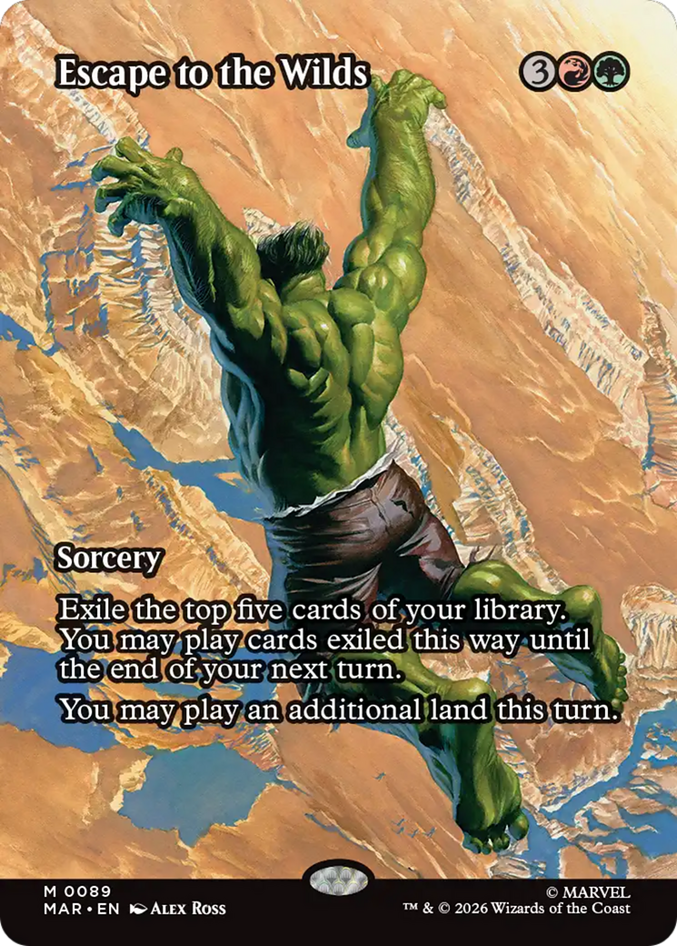 Escape to the Wilds (Borderless) [Marvel Universe: Eternal-Legal] | L.A. Mood Comics and Games