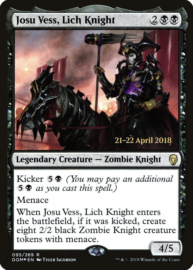 Josu Vess, Lich Knight [Dominaria Prerelease Promos] | L.A. Mood Comics and Games