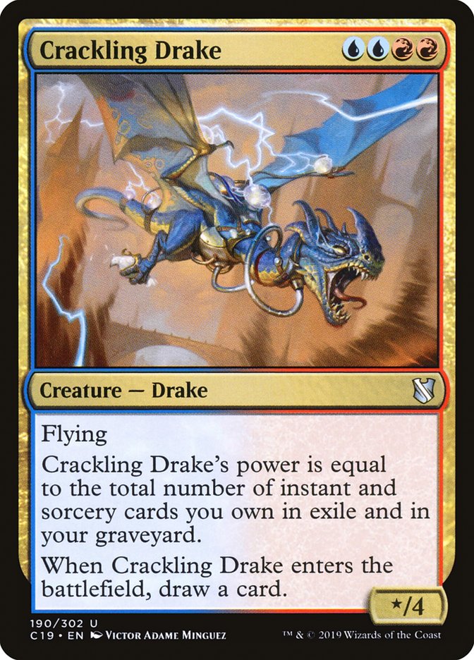 Crackling Drake [Commander 2019] | L.A. Mood Comics and Games