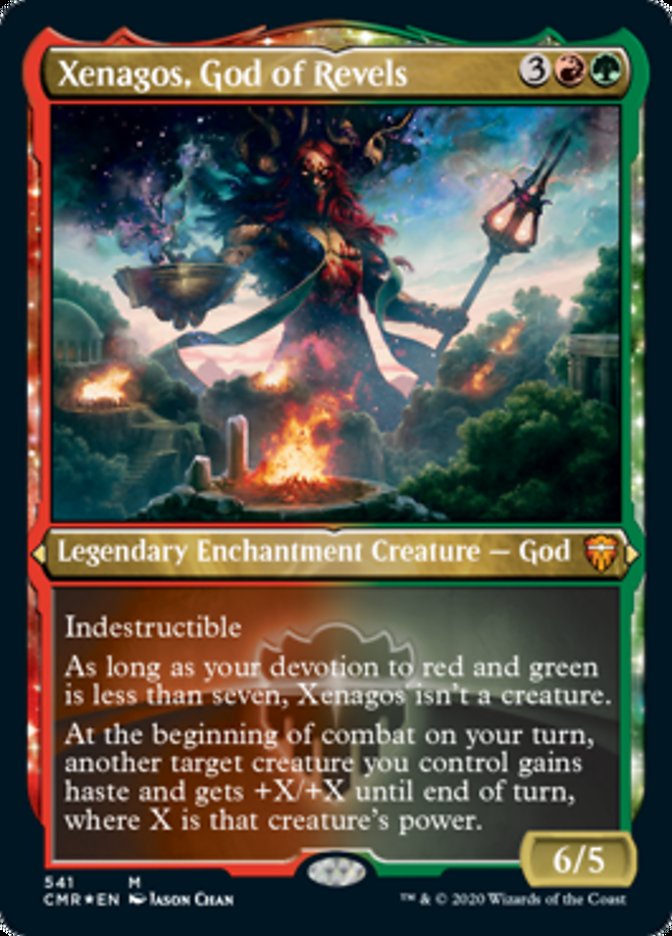Xenagos, God of Revels (Etched) [Commander Legends] | L.A. Mood Comics and Games