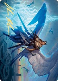 Righteous Valkyrie Art Card (Gold-Stamped Signature) [Kaldheim Art Series] | L.A. Mood Comics and Games