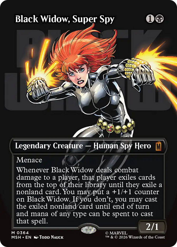 Black Widow, Super Spy (Borderless) (0364) [Marvel Super Heroes] | L.A. Mood Comics and Games