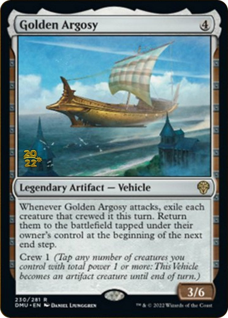 Golden Argosy [Dominaria United Prerelease Promos] | L.A. Mood Comics and Games