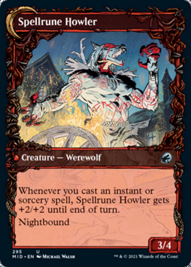 Spellrune Painter // Spellrune Howler (Showcase Equinox) [Innistrad: Midnight Hunt] | L.A. Mood Comics and Games