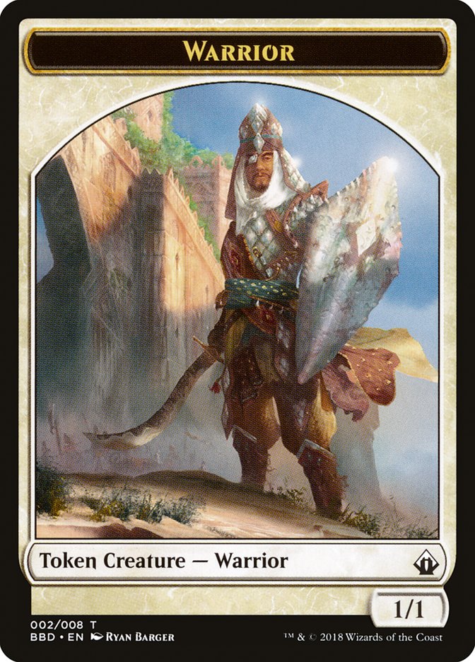 Warrior Token [Battlebond Tokens] | L.A. Mood Comics and Games
