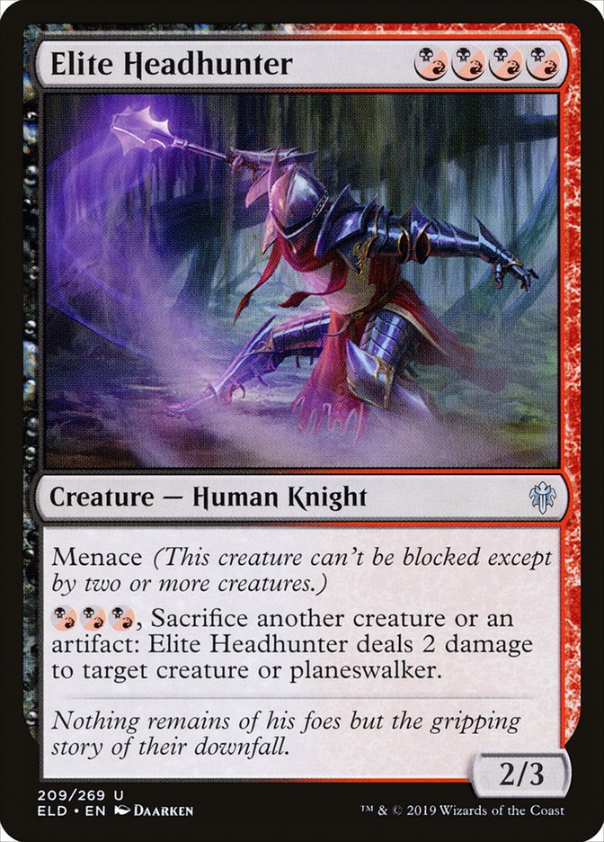 Elite Headhunter [Throne of Eldraine] | L.A. Mood Comics and Games
