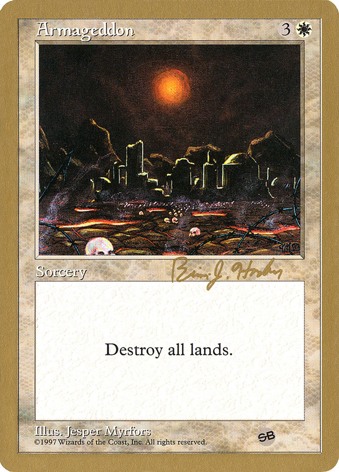 Armageddon (Brian Hacker) (SB) [World Championship Decks 1998] | L.A. Mood Comics and Games