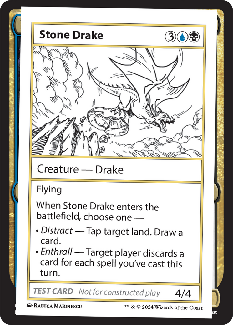 Stone Drake [Mystery Booster 2 Playtest Cards] | L.A. Mood Comics and Games