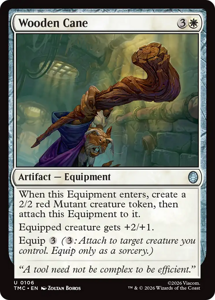 Wooden Cane [Teenage Mutant Ninja Turtles Commander] | L.A. Mood Comics and Games