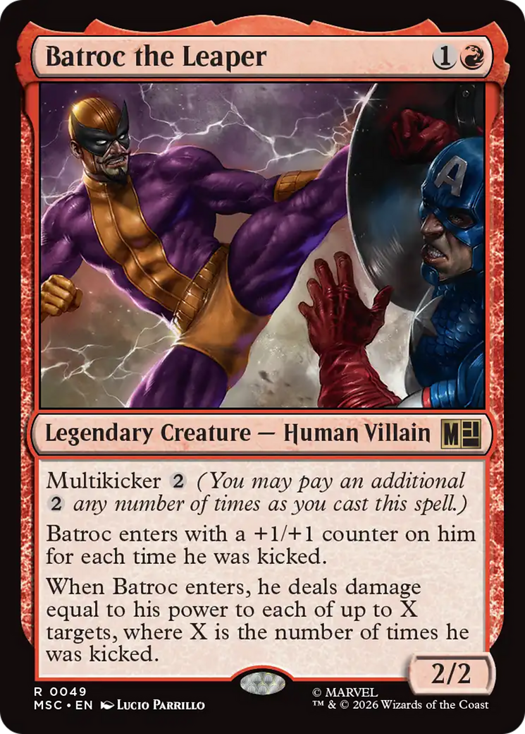 Batroc the Leaper (Surge Foil) [Marvel Super Heroes Commander] | L.A. Mood Comics and Games
