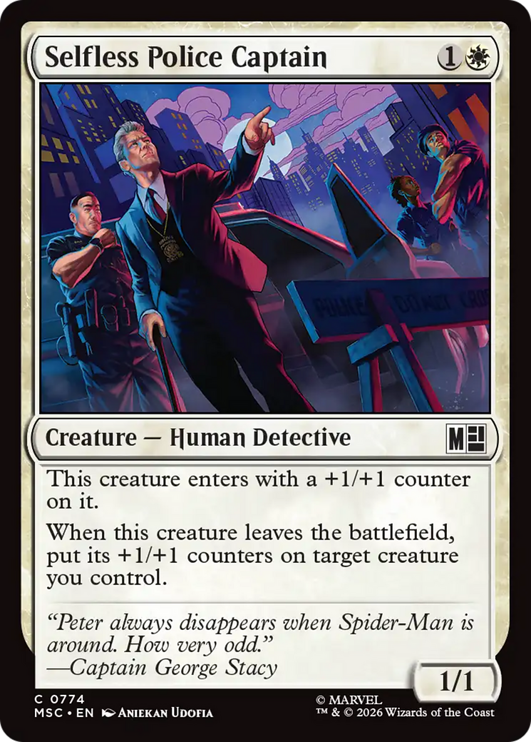Selfless Police Captain [Marvel Super Heroes Commander] | L.A. Mood Comics and Games