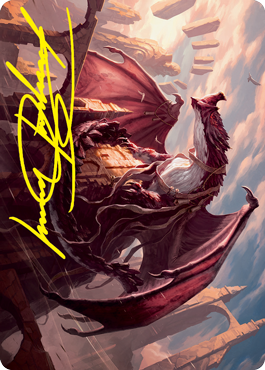 Velomachus Lorehold Art Card (Gold-Stamped Signature) [Strixhaven: School of Mages Art Series] | L.A. Mood Comics and Games