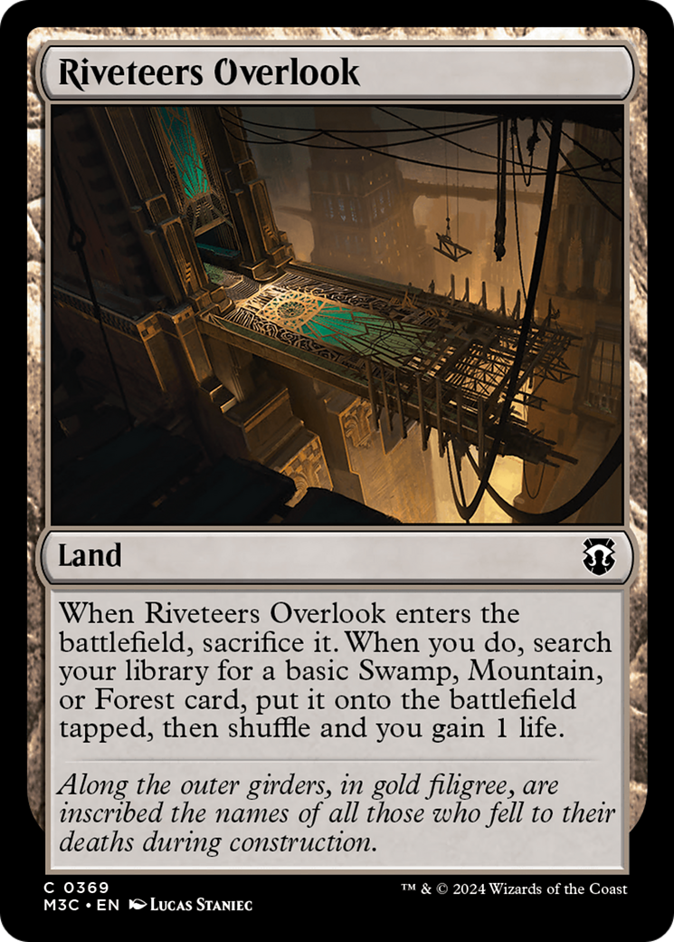 Riveteers Overlook (Ripple Foil) [Modern Horizons 3 Commander] | L.A. Mood Comics and Games