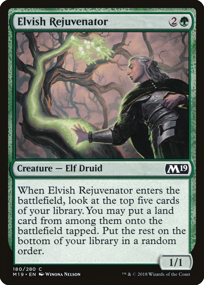 Elvish Rejuvenator [Core Set 2019] | L.A. Mood Comics and Games