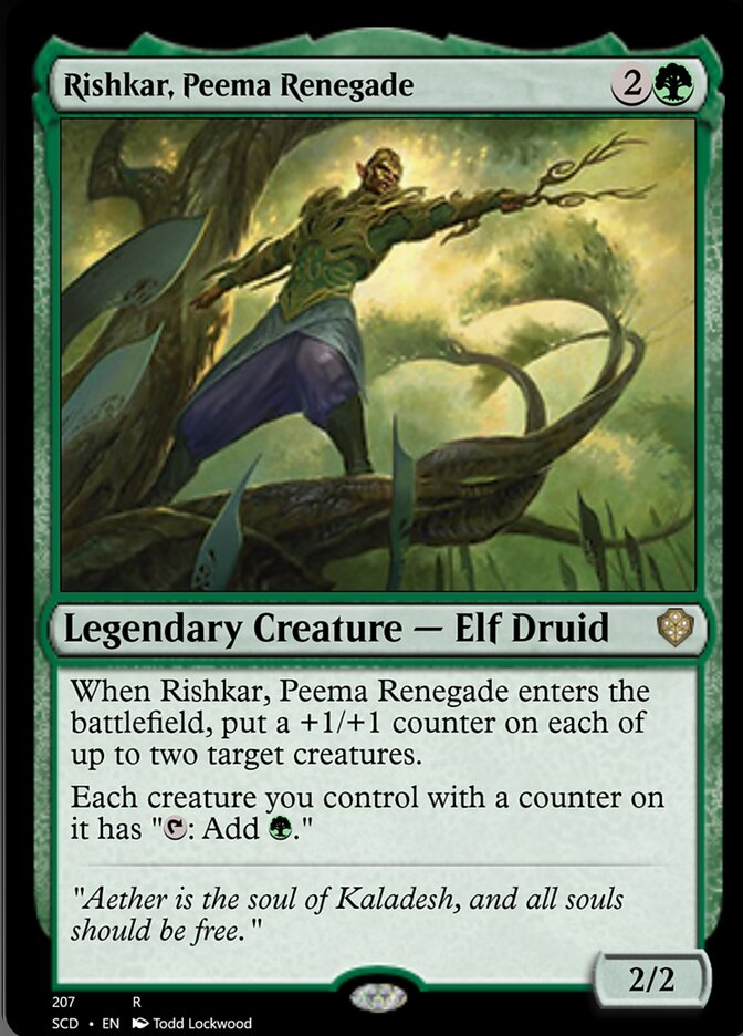 Rishkar, Peema Renegade [Starter Commander Decks] | L.A. Mood Comics and Games