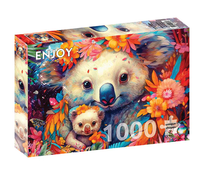 Puzzle 1000pc Koala Kuddles | L.A. Mood Comics and Games