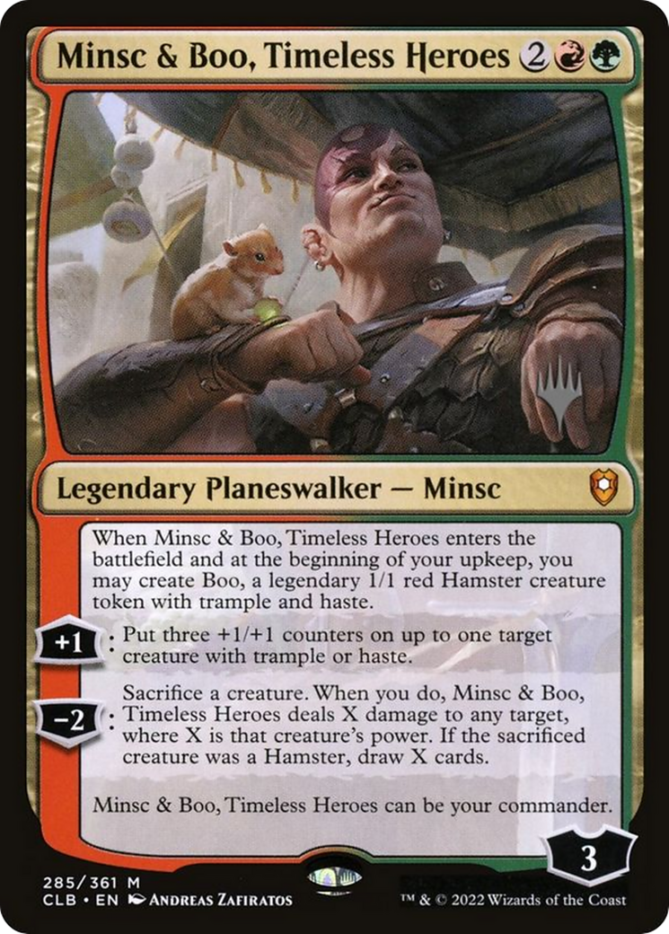 Minsc & Boo, Timeless Heroes (Promo Pack) [The Lost Caverns of Ixalan Promos] | L.A. Mood Comics and Games