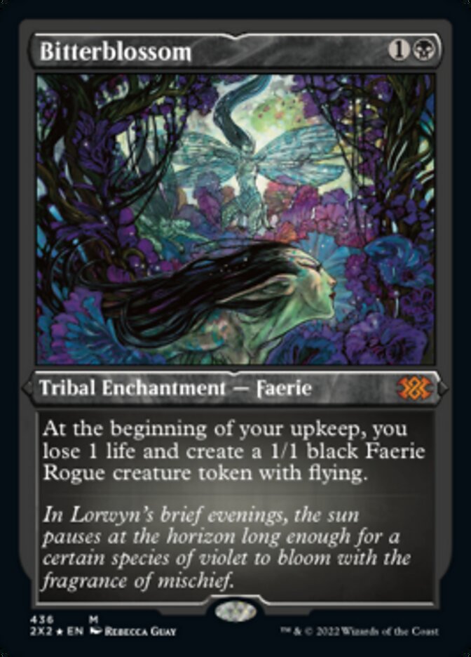 Bitterblossom (Foil Etched) [Double Masters 2022] | L.A. Mood Comics and Games